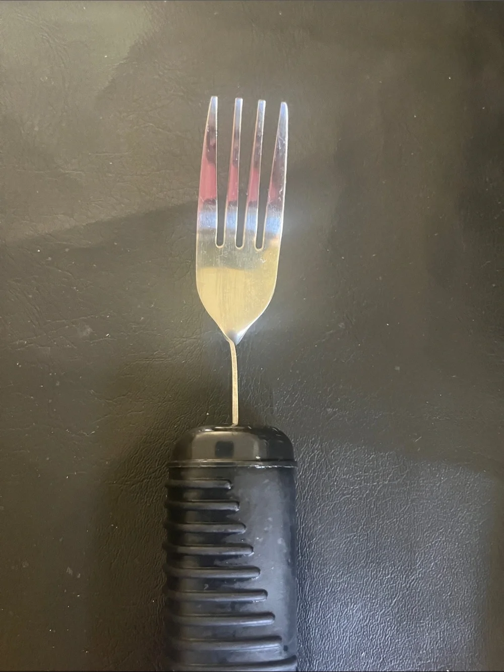 Rocker Heavy-Duty Black Grip Knife,  Fork and spoon Set